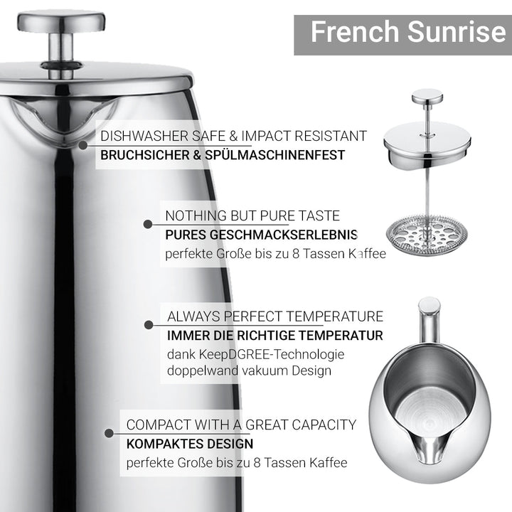 French Press Sunrise